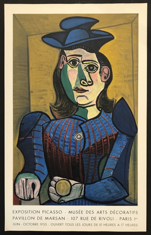 Lithographie Picasso - Buste de Femme au Chapeau Bleu – Musee des Arts Decoratifs
