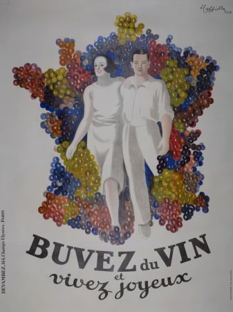 Affiche Cappiello - Buvez du Vin.