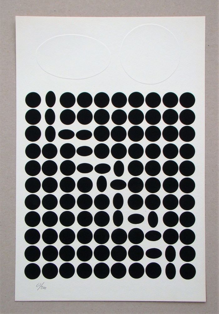 Sérigraphie Vasarely - Bételgeuse - relief