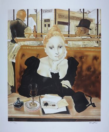 Lithographie Foujita - CAFE