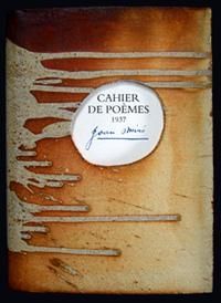 Livre Illustré Miró - Cahier de poemes 1937 