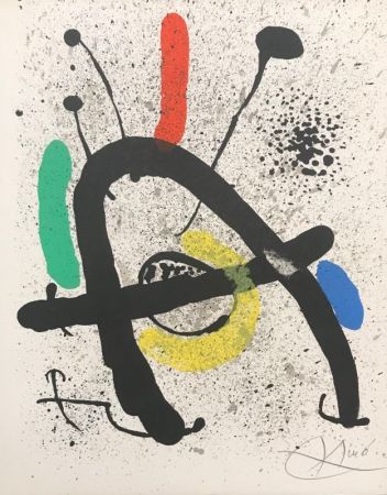 Lithographie Miró - Cahier d'Ombres 
