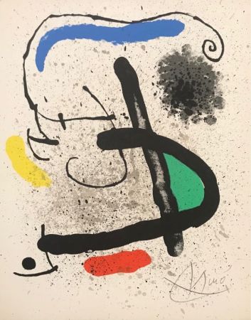 Lithographie Miró - Cahier d'Ombres