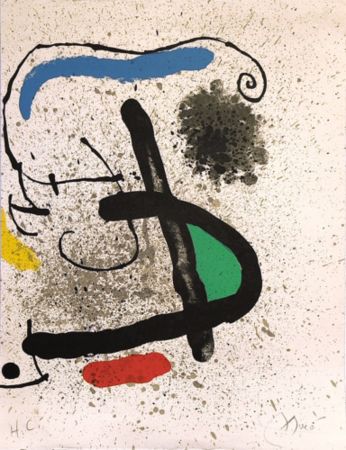 Lithographie Miró - Cahier d'ombres