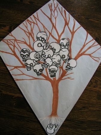 Sérigraphie Toledo - Calavera tree kite 