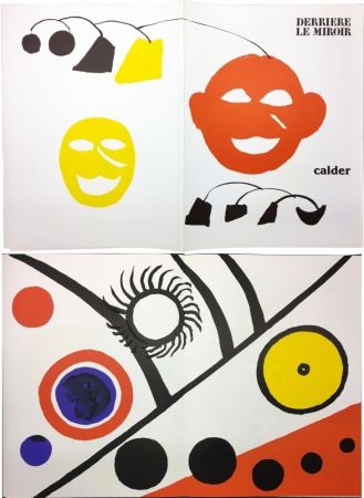 Livre Illustré Calder - CALDER. DERRIÈRE LE MIROIR N° 221. 7 lithographies originales (1976).