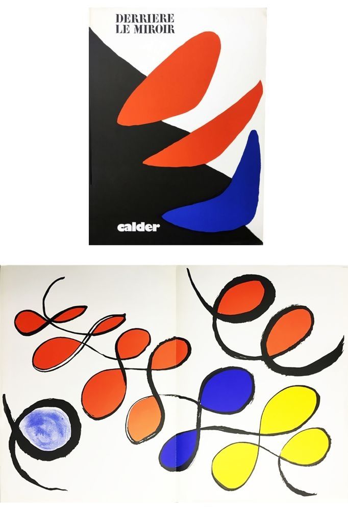 Livre Illustré Calder - CALDER, LA LIBERTÉ. Derrière Le Miroir N° 190. 4 LITHOGRAPHIES ORIGINALES EN COULEURS (1971)