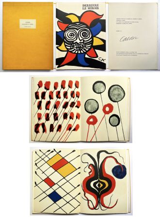 Livre Illustré Calder - CALDER OISELEUR DU FER. Derrière Le Miroir n° 156 Deluxe,signé. 9 lithographies (1966)