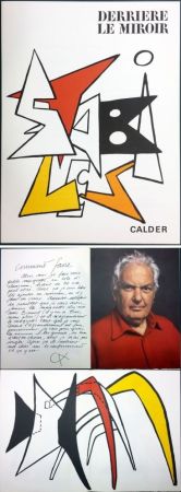 Livre Illustré Calder - CALDER. STABILES. Derrière le Miroir n° 141. 8 LITHOGRAPHIES ORIGINALES (1963)