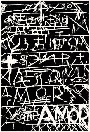 Intaglio Tàpies - Cal·ligràfic