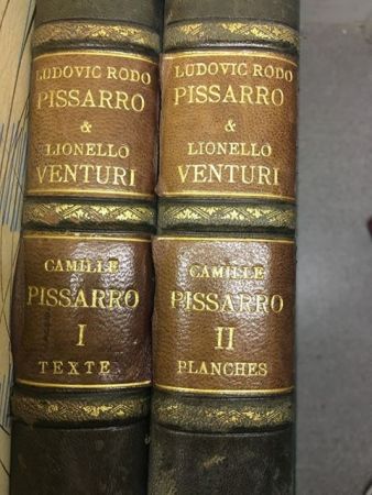 Livre Illustré Pissarro - CAMILLE PISSARRO, SA VIE SON ŒUVRE. Catalogue raisonné. 2 volumes.