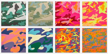 Sérigraphie Warhol - Camouflage Complete Portfolio