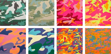 Sérigraphie Warhol - Camouflage Complete Portfolio