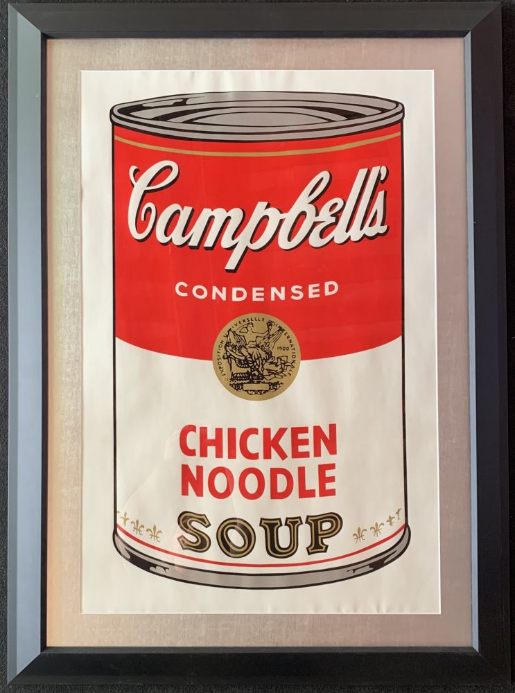 Sérigraphie Warhol - Campbell’s soup