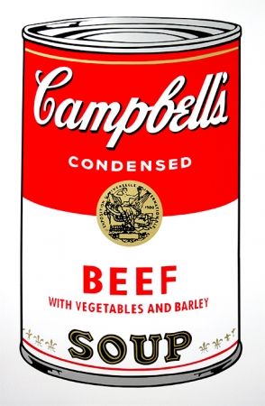 Sérigraphie Warhol (After) - Campbell's Soup - Beef