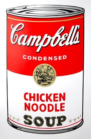 Sérigraphie Warhol (After) - Campbell's Soup - Chicken Noodle