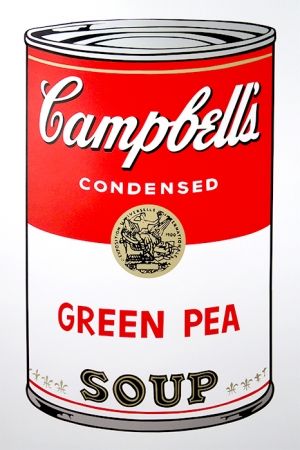 Sérigraphie Warhol (After) - Campbell's Soup - Green Pea