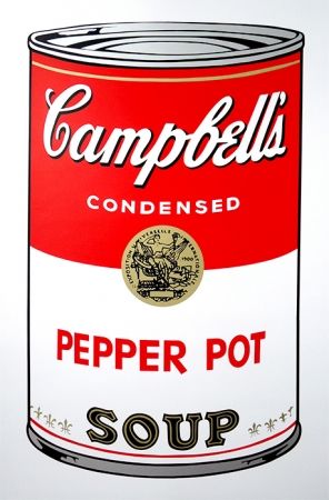 Sérigraphie Warhol (After) - Campbell's Soup - Pepper Pot