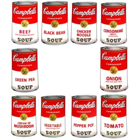 Sérigraphie Warhol - Campbell's Soup - Portfolio