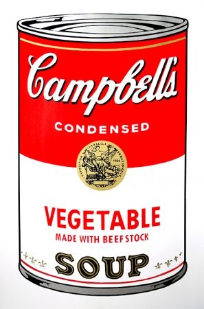Sérigraphie Warhol (After) - Campbell's Soup - Vegetable