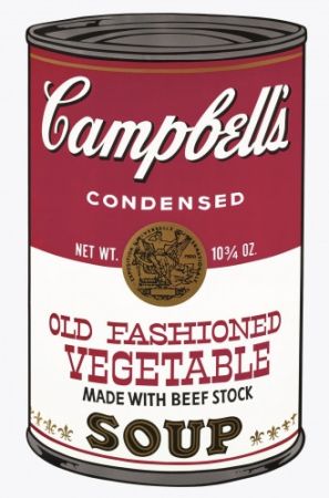 Sérigraphie Warhol - Campbell's Soup Can: Old Fashioned Vegetable