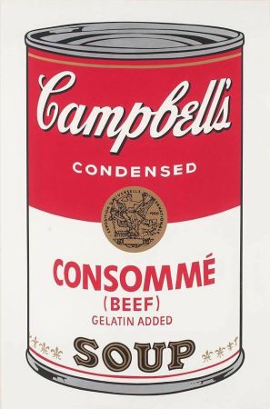 Sérigraphie Warhol - Campbell's Soup: Consommé (FS II.52)