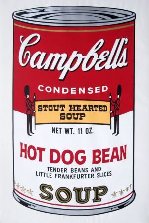 Sérigraphie Warhol - Campbell's Soup: Hot Dog Bean