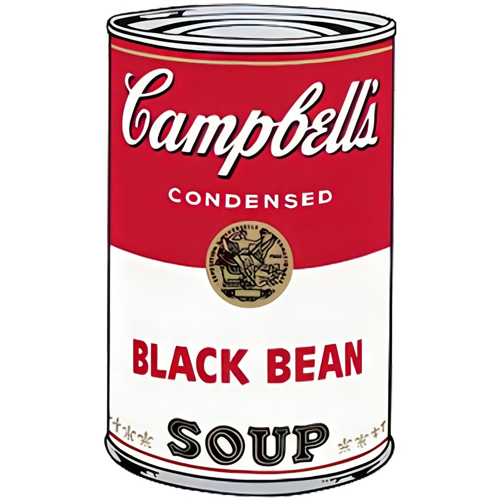 Sérigraphie Warhol - Campbell's Soup I: Black Bean (FS II.44)