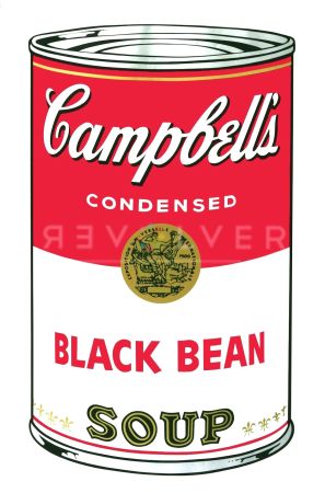 Sérigraphie Warhol - Campbell's Soup I: Black Bean (FS II.44)