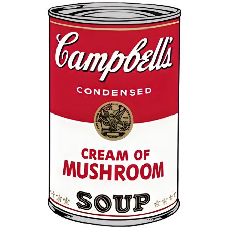 Sérigraphie Warhol - Campbell’s Soup I: Cream of Mushrooms
