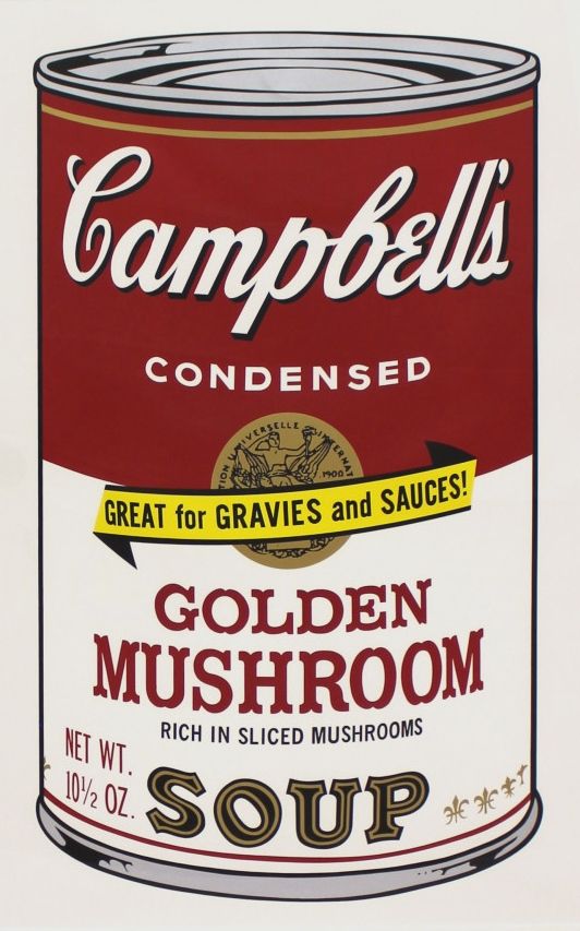 Sérigraphie Warhol - Campbell’s Soup II: Golden Mushroom (FS II.62)