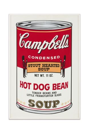Sérigraphie Warhol - Campbell's Soup II: Hot Dog Bean (FS II.59)