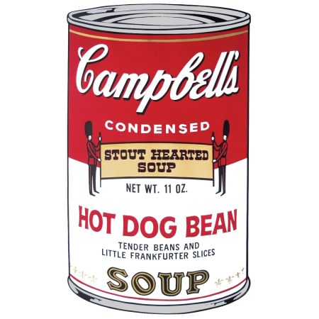 Sérigraphie Warhol - Campbell's Soup II: Hot Dog Bean (FS II.59)