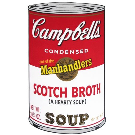 Sérigraphie Warhol - Campbells Soup II: Scotch Broth 