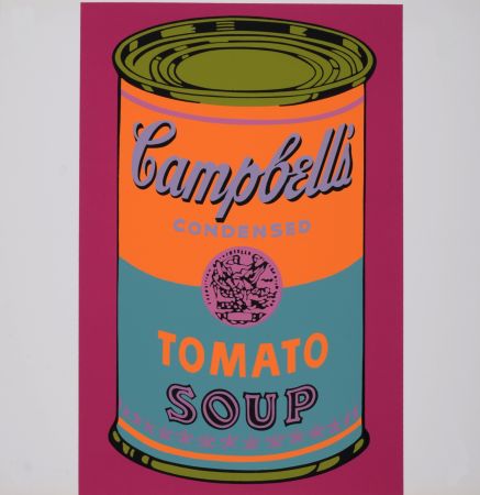 Sérigraphie Warhol - Campbell's Tomato Soup, 1968 - Scarce Banner edition!