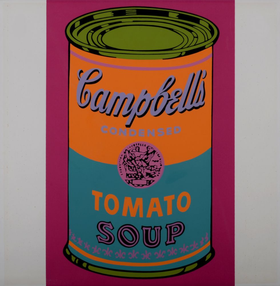 Sérigraphie Warhol - Campbell's Tomato Soup (Banner)