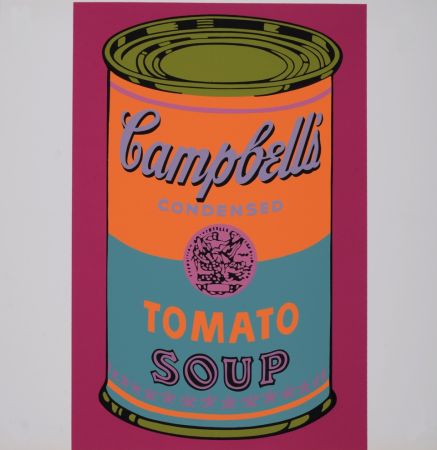 Sérigraphie Warhol - Campbell's Tomato Soup (Banner)