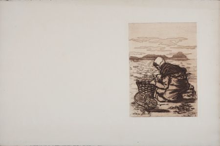Gravure Boutet - Cancalaise (B), c. 1900