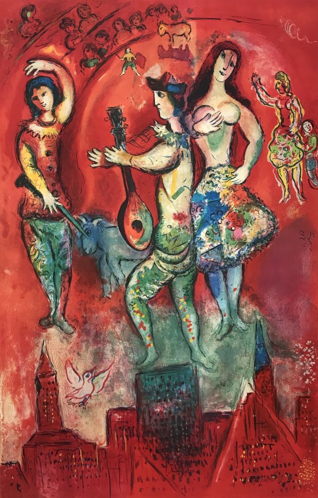 Lithographie Chagall - Carmen