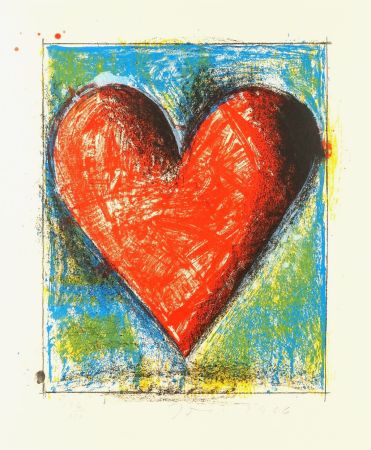 Lithographie Dine - Carnegie Hall Heart