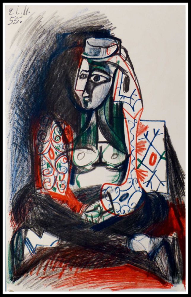 Lithographie Picasso (After) - CARNET DE CALIFORNIE VII