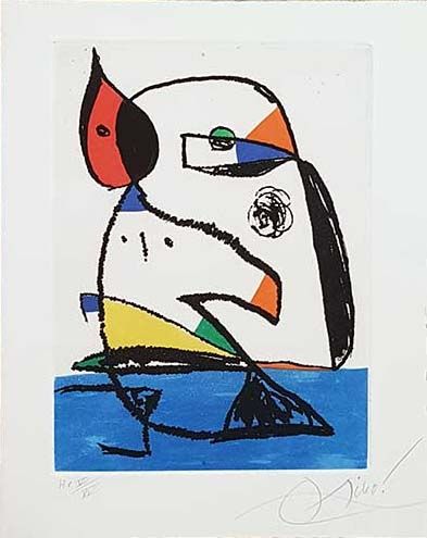 Gravure Miró - Carnets catalans