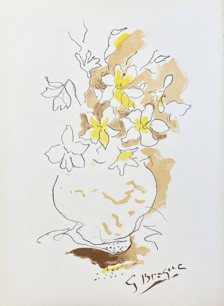 Lithographie Braque (After) - Carnets intimes de Braque IV