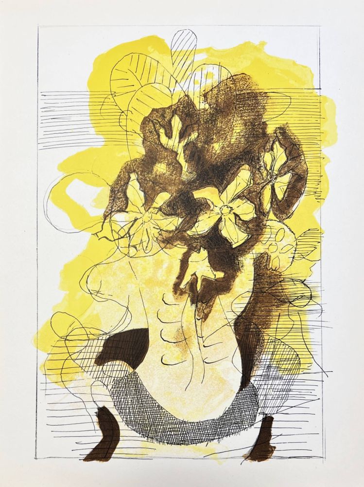 Lithographie Braque (After) - Carnets intimes de Braque VII