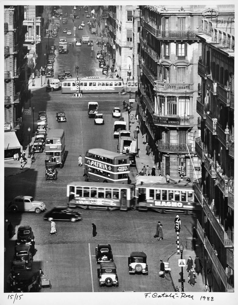 Photographie Català-Roca - Carrer Balmes, Barcelona, 1953