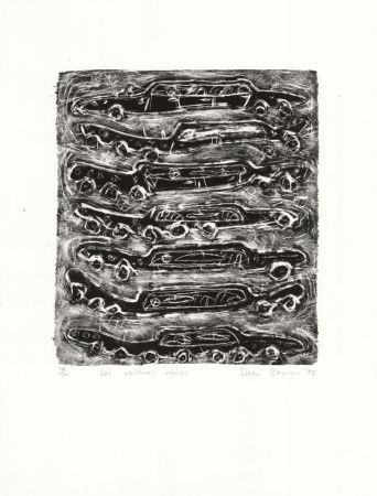 Lithographie Bowen - Cars (Black)