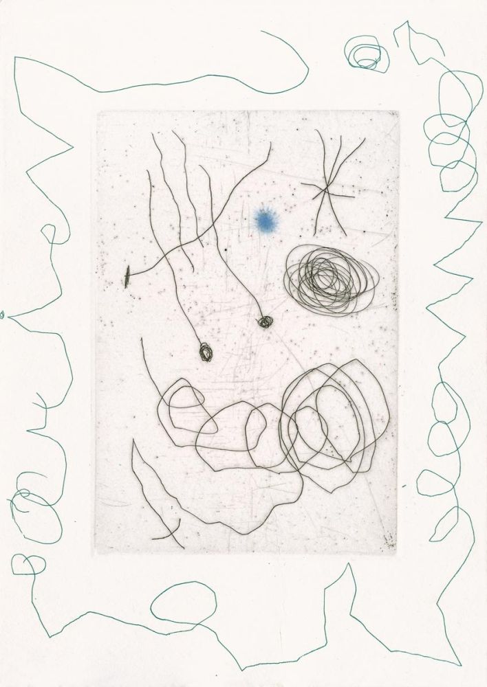 Eau-Forte Et Aquatinte Miró - Carte de voeux