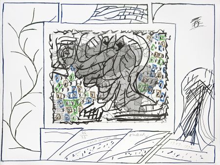 Gravure Alechinsky - Carte mise à jour III