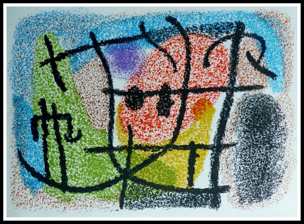 Lithographie Miró - CARTONES