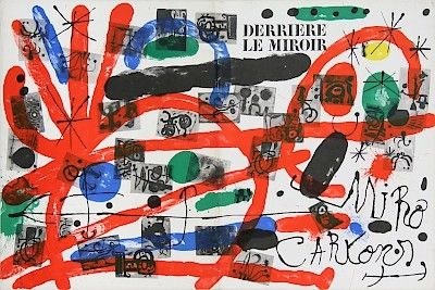 Lithographie Miró - Cartons, copertina